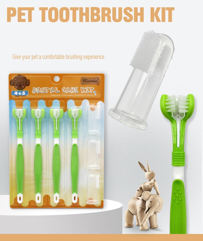 Three-head Toothbrush