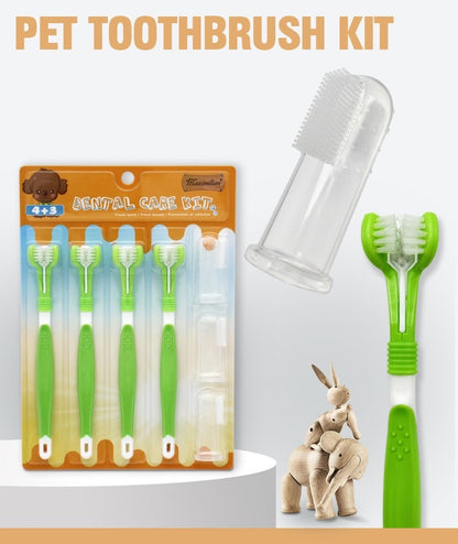 Three-head Toothbrush