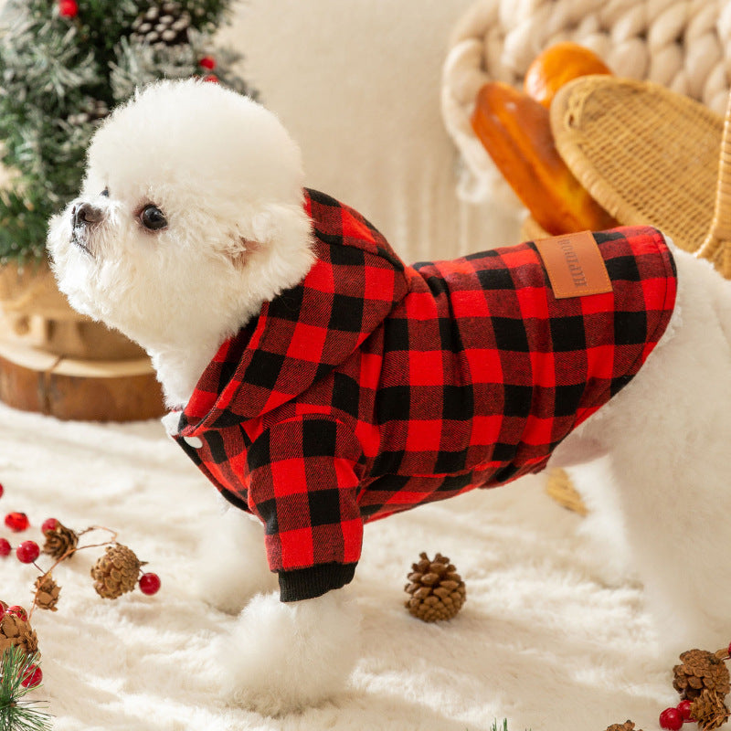 Plaid Hooded Coat