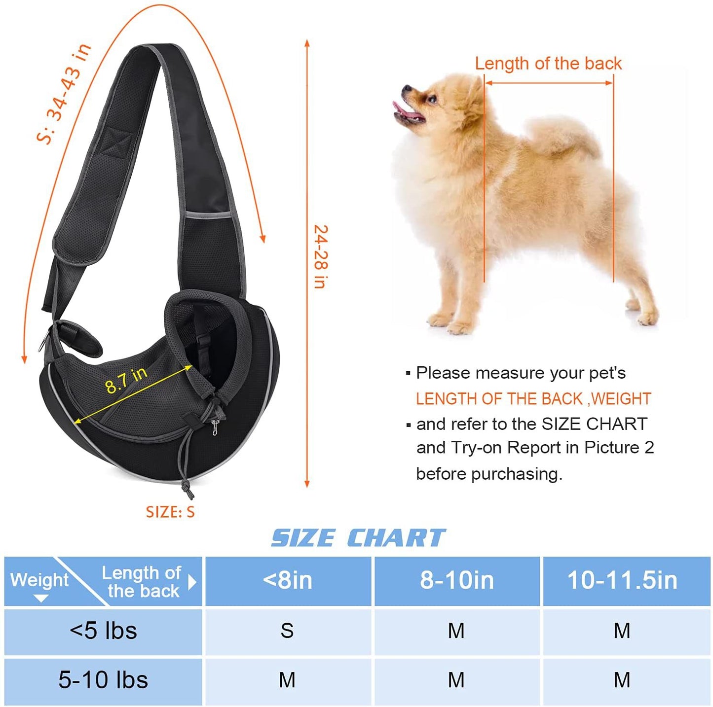 Cross Body Pet Carrying Bag